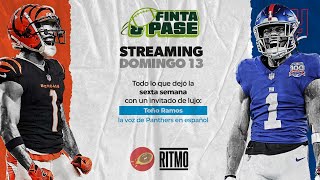 FINTA amp PASE  Semana 6 🏈  Ritmo NFL  13OCT24 [upl. by Geller]