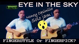 Eye in the sky Alan Parsons Project guitar fingerstle arrangement Nonoy Casinillo [upl. by Olia]