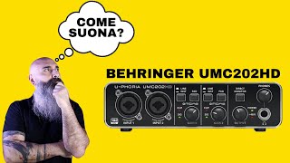 Behringer UMC 202HD  Behringer XM8500 Test Audio [upl. by Abrahan]