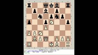 Stockfish 17 vs Ice4 5  Larsen Indian Defense chess [upl. by Nahta]