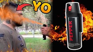 Tutorial Como Utilizar un Gas Pimienta 🔥 PRUEBO LOS EFECTOS EN MI [upl. by Niwri]