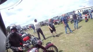 BSA B40 Blackbushe run 24724 [upl. by Kyriako390]