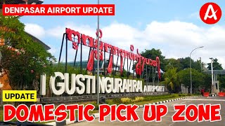 Airport Denpasar Bali update in Domestic arrival pick up point [upl. by Atolrac]