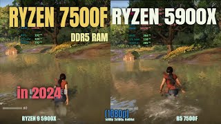 ryzen 7500f vs ryzen 5900x in 2024 [upl. by Delano]