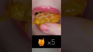 Asmr 🍯 honey×5 CrSatisfyingLips discovery asmr honey [upl. by Katha]