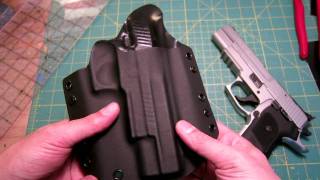 Custom Kydex Holster Sig P220 Match Elite [upl. by Dasteel]