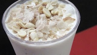 Aval Milk Recipe  How To Make Milk AvalAvil Milk  Aval Milkshake  Kerala Recipes  Nisa Homey [upl. by Kcirdneh]