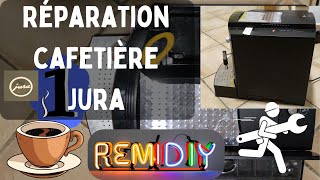 Réparation cafetière Jura le café coule à côté ou derrière [upl. by Renado]