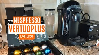 Nespresso VertuoPlus Deluxe Breville Coffee Maker [upl. by Laikeze449]