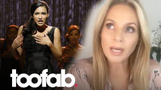 Glees Jessalyn Gilsig Remembers Naya Rivera  toofab [upl. by Anekahs]