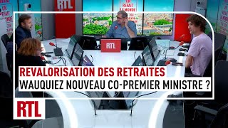 Revalorisation des retraites  Laurent Wauquiez nouveau coPremier ministre [upl. by Kcirreg]