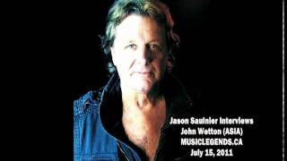 John Wetton Interview  Asia 2011 [upl. by Eellac199]