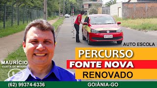 Percurso Fonte Nova  Goiânia  RENOVADO [upl. by Dorion]