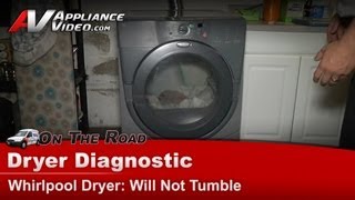 Whirlpool Dryer Repair  Will Not Tumble  Drive Belt [upl. by Ryder]