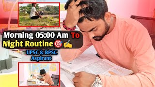 Productive Day 🌄In the Life of UPSC amp BPSC Aspirant  UPSC Daily Study vlogs  BPSC 70 Preparation [upl. by Hultgren]