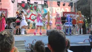 Pretty Cure All Stars COSPLAY RIMINI COMIX 2013 [upl. by Khorma]