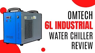 OMTech 6L Industrial Water Chiller CW5200 Review [upl. by Noirda]