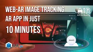 WebAR Image Tracking AR Application in just 10 minutesBrand New Way  2021 [upl. by Nitaj763]