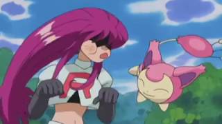 Pokemon Advanced Generation  Skitty tail slaps Jessie [upl. by Zavala]