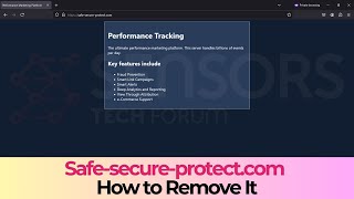 Safesecureprotectcom Ads Virus  How to Remove It Fix [upl. by Ariak]