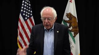 Bernie Sanders talks oneonone with LA Daily News David Montero [upl. by Imac498]