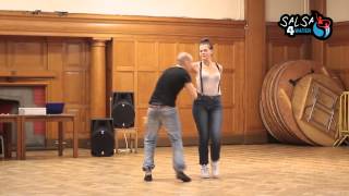 Cuban Salsa dancing Salsa4water Sam amp Krista [upl. by Chap]