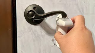 Removable Door Handle Lock [upl. by Nesilla]