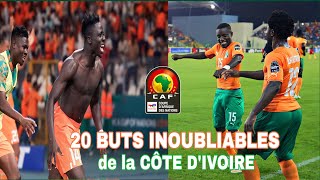 20 BUTS INOUBLIABLES des Éléphants de Côte dIvoire en Coupe dAfrique 20002024 [upl. by Engdahl]