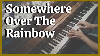 Somewhere Over the Rainbow  Israel Kamakawiwoole PIANO COVER [upl. by Frayne]