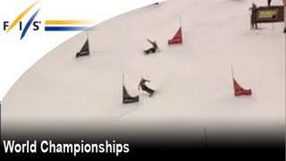 Womens Snowboard parallel slalom World Championships La Molina 2011 [upl. by Peirce941]