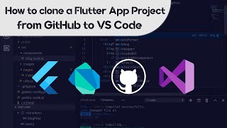 How to clone a Flutter appproject from GitHub to VS Code  Beginners Tutorial [upl. by Marino548]