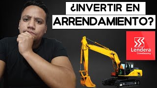 Cómo invertir en arrendamiento financiero de maquinaria y equipo  Entrevista con el CEO de Lendera [upl. by Zippel]