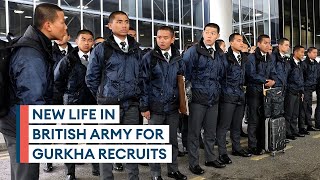 Excited Gurkha recruits arrive in UK to begin British Army career [upl. by Ennaira214]