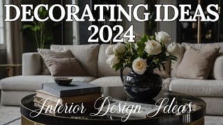 Living Room Decorating Ideas 2024  Home Interior Design Inspiration [upl. by Griz]