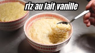 Riz au lait à la vanille onctueux [upl. by Lednic174]