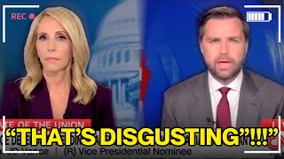 Watch JD Vance ATTACK Host After FACT CHECK only gets WORSE [upl. by Edniya]