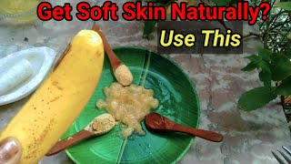 Get Soft Supple Skin NaturallyUse This Powerful Orange Peel Banana Face Mask [upl. by Ursa]