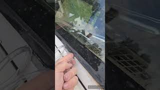 Using ropevinyl tubing to repair rust damage and paint Jeep TJ Wrangler window frame under seal [upl. by Marlin]