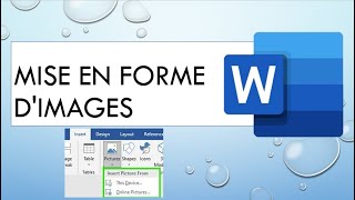 Mise en forme dimages dans Word [upl. by Riek]