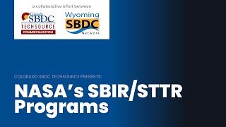 NASAs SBIR STTR Programs [upl. by Yemrots]