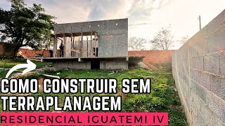 Como construir sem fazer terraplanagem Terreno declive [upl. by Iover]