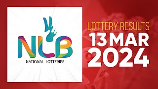 NLB Live Lottery Draw 20240313  0930 PM [upl. by Ethban]