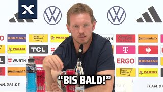 Ende für Gündogan beim DFB Das sagt Nagelsmann 👀🗣️ [upl. by Itsud]