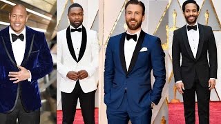 Oscars Verdict  Best Red Carpet Tuxedos 2017 [upl. by Ethelinda]