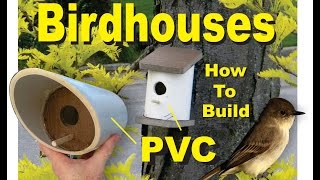 PVC Birdhouses Super Easy DIY How to Build [upl. by Adnilema]