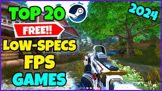 TOP 20 FREE FPS GAMES for Low End PCLaptop  2024 4GB RAM Intel HD Graphics [upl. by Hassadah871]