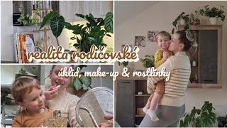 Reálný vlog z rodičovské  úklid makeup amp rostlinky  recept na sušenky [upl. by Ruddie926]