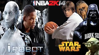 Star Wars NBA 2K16 2K14 MOD  The Force Awakens  The Dark Side of 2K HD [upl. by Josselyn]