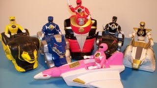 1995 MIGHTY MORPHIN POWER RANGERS THE MOVIE SET OF 6 McDONALDS HAPPY MEAL MOVIE TOYS VIDEO REVIEW [upl. by Winnie275]