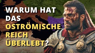 5 Gründe Warum das Östliche Römische Reich das Westliche Überlebt Hat [upl. by Bottali]